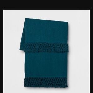 Macrame oversized bed throw